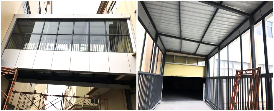 廣東鋼結構連廊工程案例